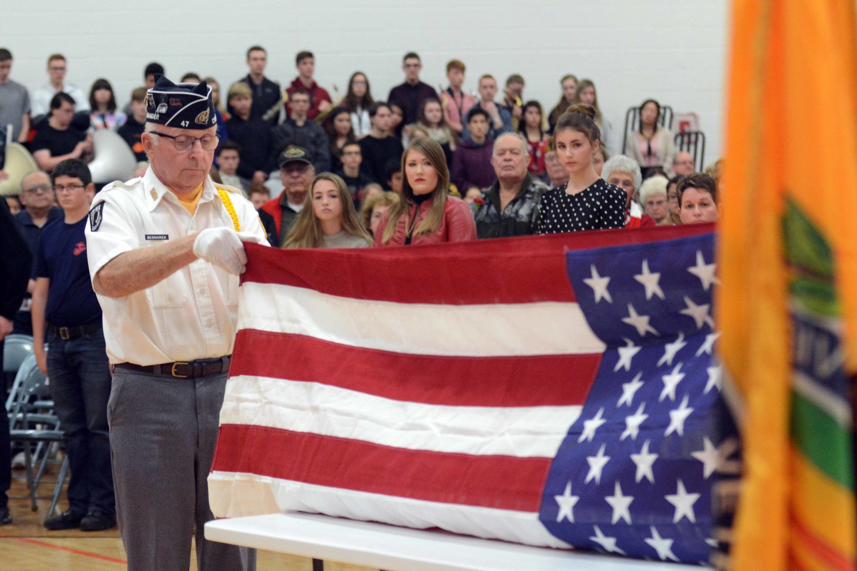 Portage High School Veterans Day ceremony 2019